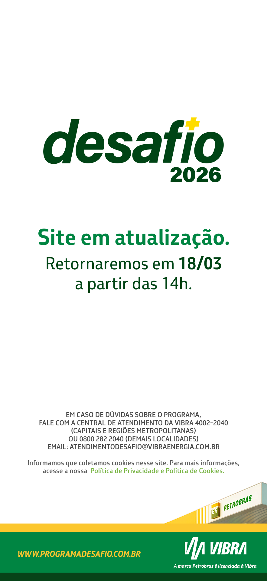 Tampão 2026